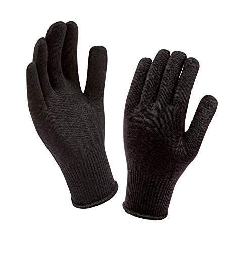 Version 1.0.0 Winter Gloves Warm Woolen Mittens for Unisex (Black)-(Pack of 01) - Image 1