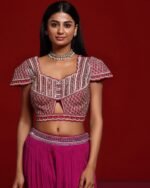 Women Embellished Pre-stitched Saree - Image 2