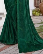 Women Embroidered Saree with Blouse Piece - Image 3